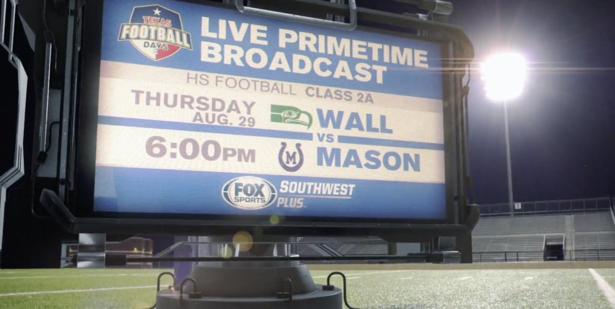dctf's tweet image. BREAKING: The third annual Texas Football Days on @FOXSportsSW will feature LIVE statewide broadcasts of Wall at Mason on August 29, and Denison at Sherman on August 30!
#TXHSFB #TXFootballDays