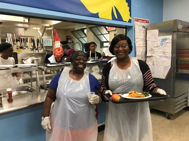 Riis_Settlement's tweet photo. Our thanks to Toi and Shakiba from @OppenheimerCo for volunteering their time in our senior center today! #givingback https://t.co/avHKBDwLFn