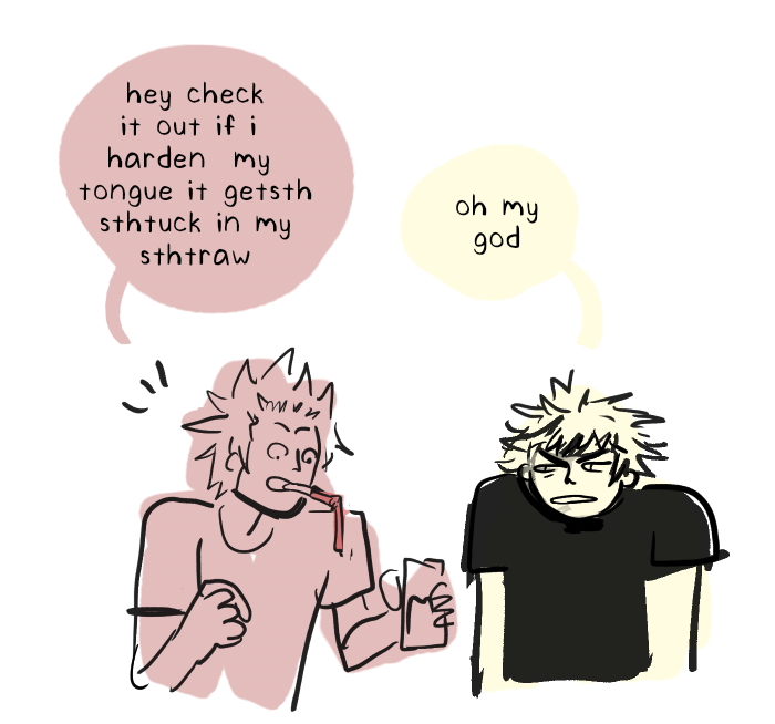 i finished bnha with sam not too long ago and i DO in fact like these guys and i DO in fact turn into a worm when they are on the screen 