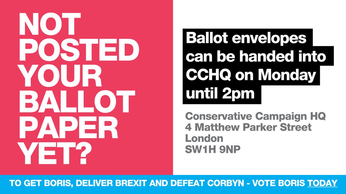 Great opportunity to have your say &amp; <a href="/BackBoris/">Back Boris</a> !
