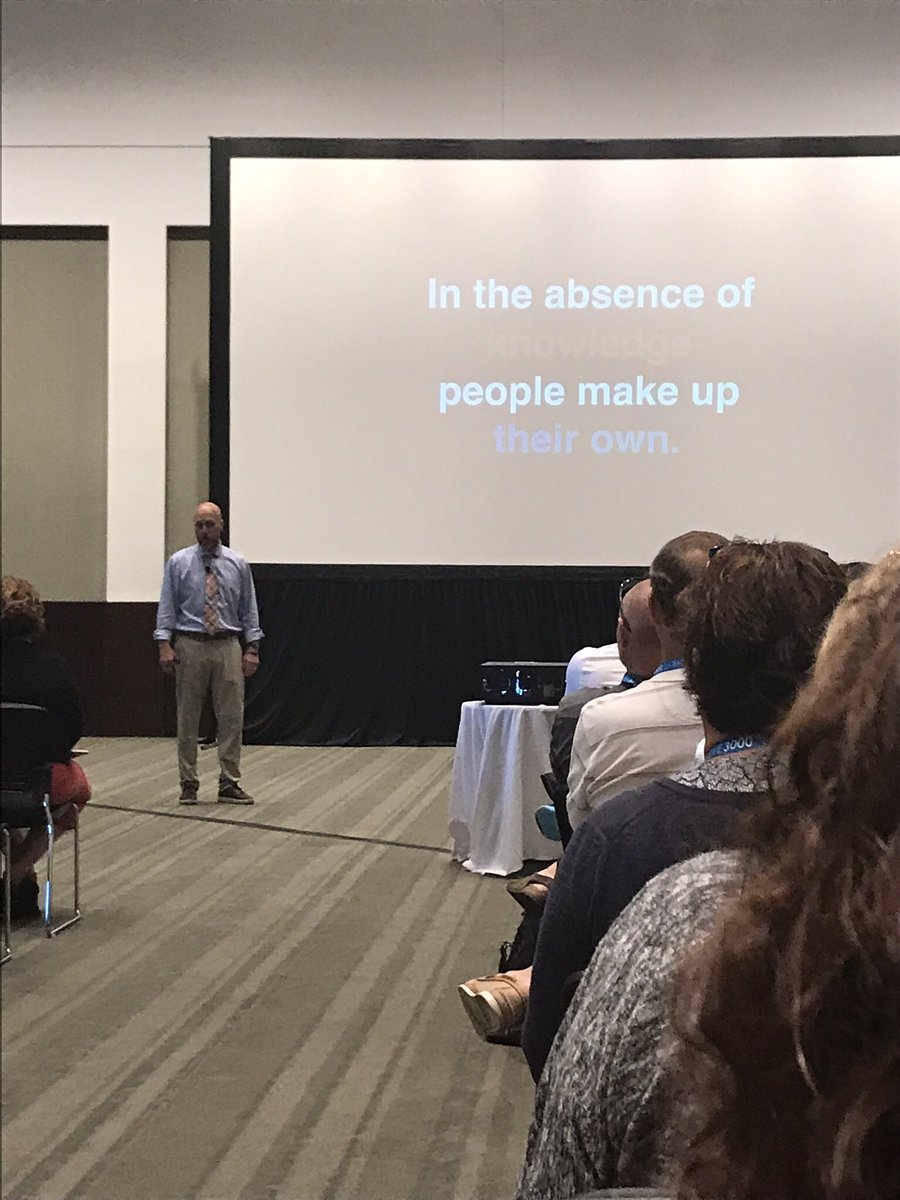 In the absence of knowledge people make up their own...<a href="/Joe_Sanfelippo/">Joe Sanfelippo</a> is killing it at #NPC19