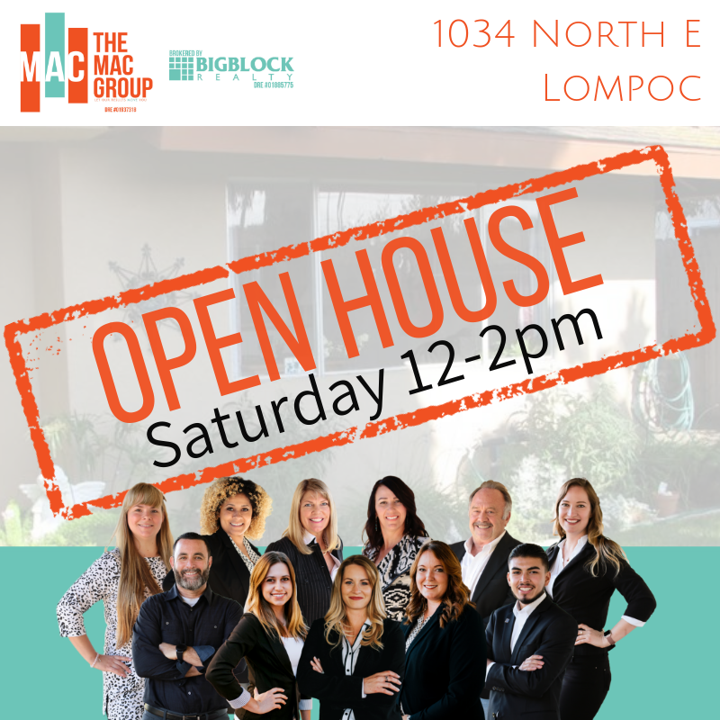 MacGroupRealty's tweet photo. Come check out this brand new listing Saturday from 12-2... 3 bedroom, 2 bath with a center atrium!!!
.
.
.
#forsale #openhouse #themacgroup #lompoc #centralcoast #realestate https://t.co/KXtmf2TyiI