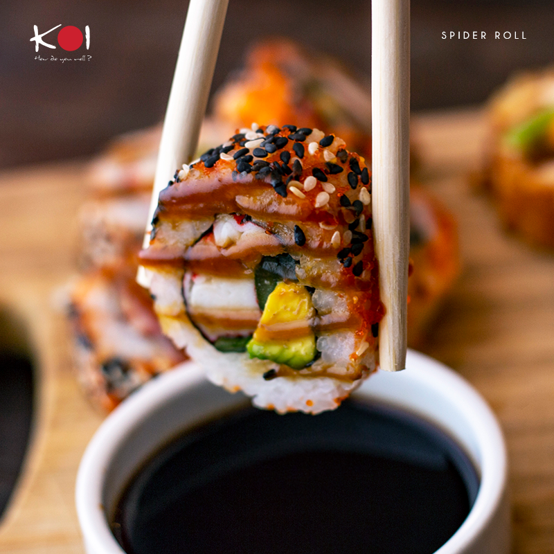 KoiSushiSV's tweet photo. Llenará todas tu expectativas de sabor. #SpiderRoll #KOISushi https://t.co/SJAhZiO88G