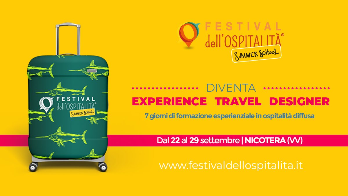 7 giorni di formazione esperienziale per imparare tutto ciò che ti serve per diventare un Experience Travel Designer. Prezzo scontato per chi acquista entro il 30 luglio! #LifeChanging #hospitality #formazione #turismo #fdo2019 #summerschool #viaggi bit.ly/2NqryAI