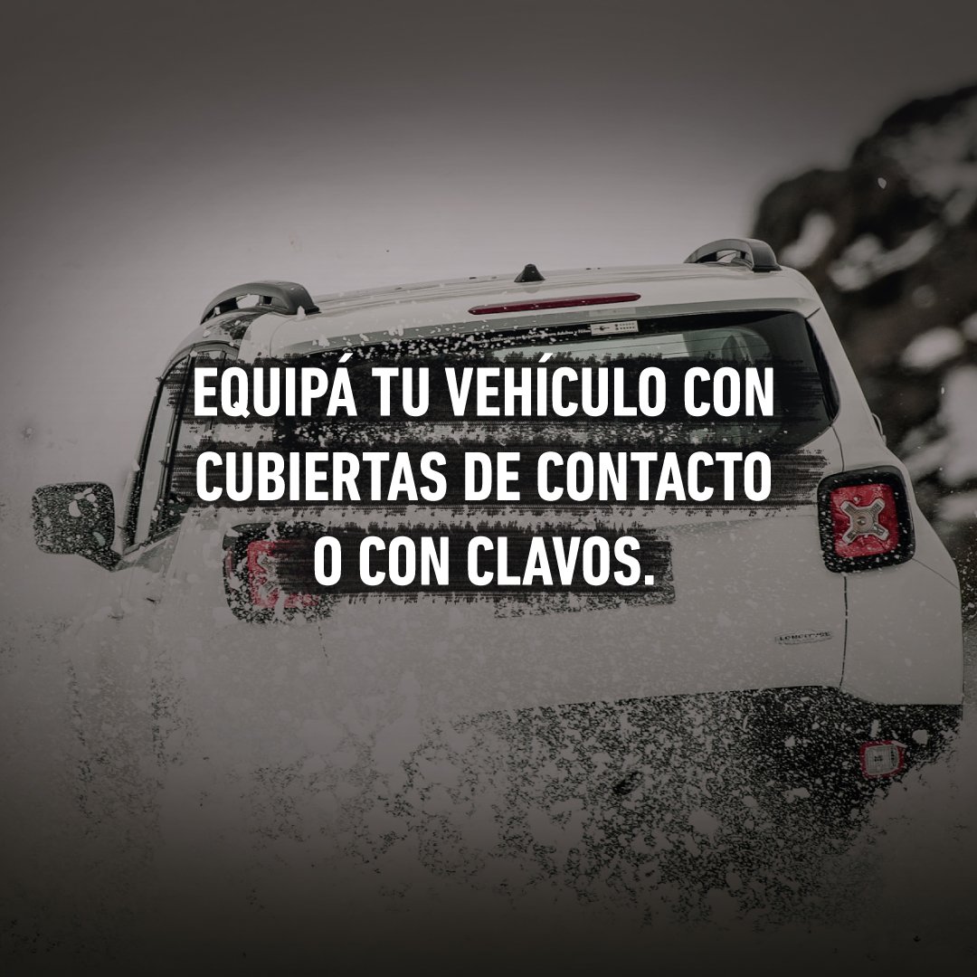 JeepArgentina's tweet photo. Esta temporada, enfrentá con seguridad la nieve. Tené en cuenta estas recomendaciones 👉 https://t.co/DBFYFD4Zsq