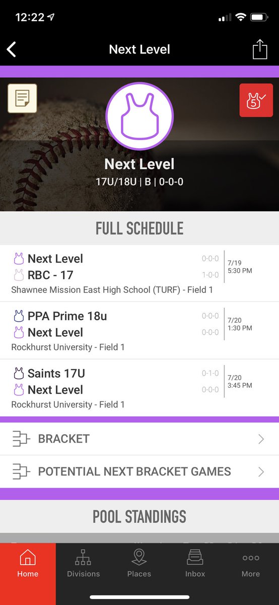 Slight change to game times tomorrow. Now we play a double header.