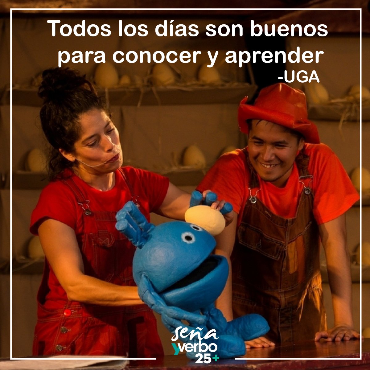 SyVTeatro's tweet photo. "Uga" es un obra que te enseña un poco de LSM con mucha diversión
¡Que tengas un divertido fin de semana!
#señayverbo #SYV25 #teatroparatodos #UGA https://t.co/oHRZ2p3Q10