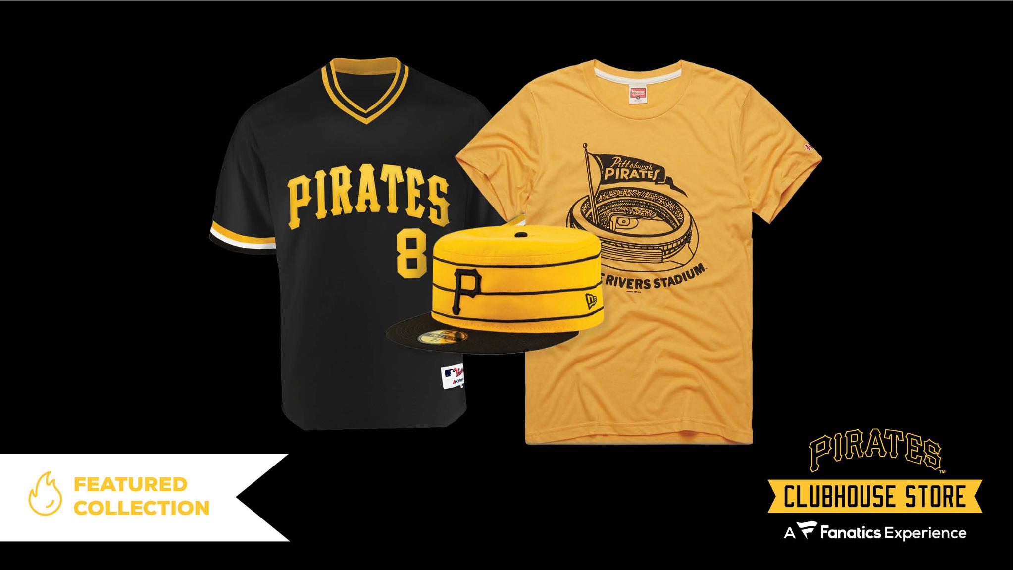 Pittsburgh Pirates on X: This weekend we'll celebrate the 1979 World  Champs! Check out all of the throwback gear as part of our featured  collection in the PNC Park Clubhouse Store. #FamaleeForever