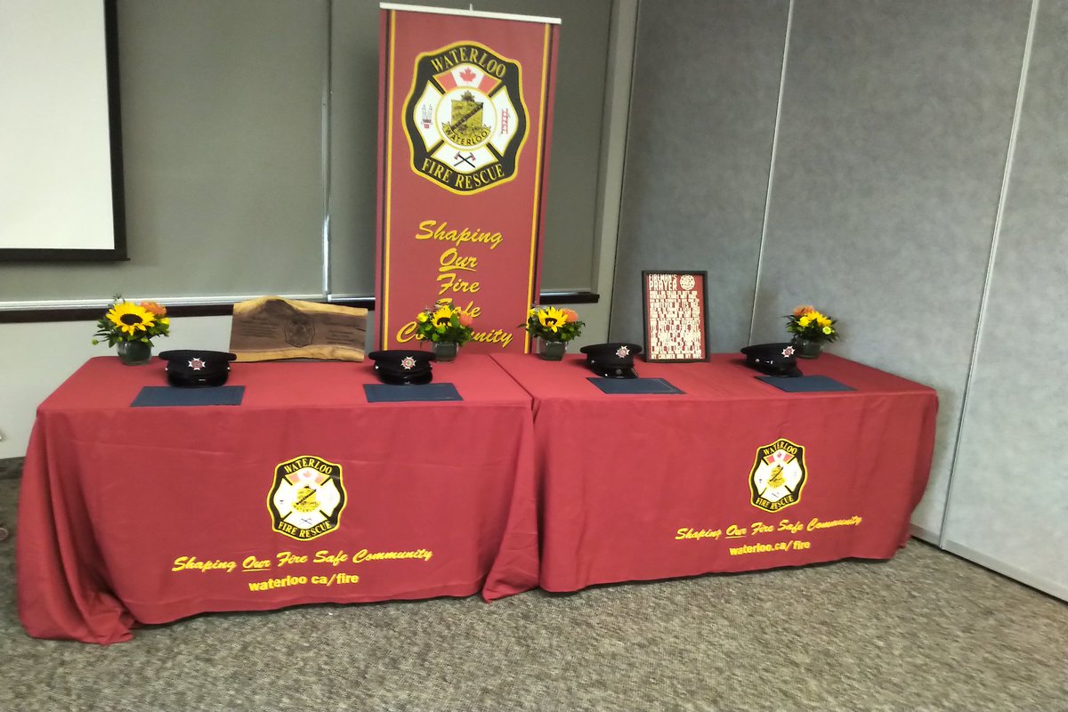 Waterloo_Fire's tweet photo. Firefighter Caps out and ready. Where are our Recruits? @citywaterloo #FirefighterGraduation @richardhepditch @rschube04 @adairm1 @WPFFA791 https://t.co/oBAuW4Be3U