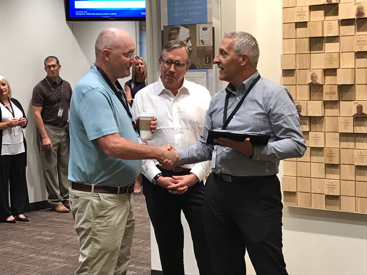 johnsoncontrols's tweet photo. This week we added 47 new blocks to the Patent Wall at our downtown Milwaukee HQ. Of these, 36 showcase recent patents granted by the @uspto ­– the most U.S. patents earned by Johnson Controls inventors in this building in a single year. Congrats to this dedicated group! https://t.co/xfLG51MwmT