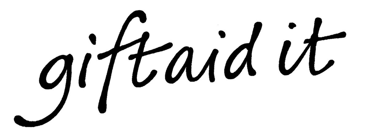 Gift Aid your charity shop donation: it means the charity receives from the Government an extra 25p for every £1 raised from selling your goods.