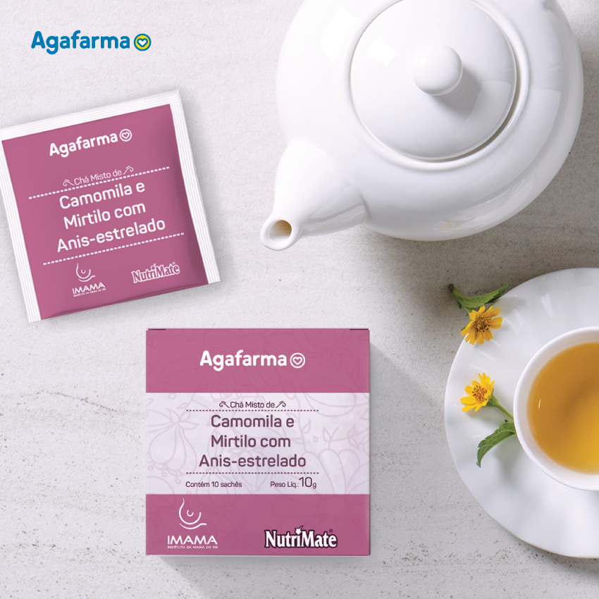 redeagafarma's tweet photo. Chá Misto Agafarma: em parceria com o @imamars e a Nutrimate, parte da renda é revertida permanentemente para o Imama. 
O chá é composto de camomila e mirtilo com anis-estrelado. Apenas R$ 5,99 cada. Junte-se a essa causa! 

Agafarma. Cuida com o coração. 💙 https://t.co/P1egKiQRJZ