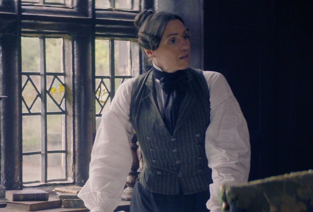SamanthaMajka's tweet photo. Watching the seventh episode now. Third rewatch 😋 #GentlemanJack #SuranneJones #SophieRundle #thirdrewatch https://t.co/elUlHsEVeH