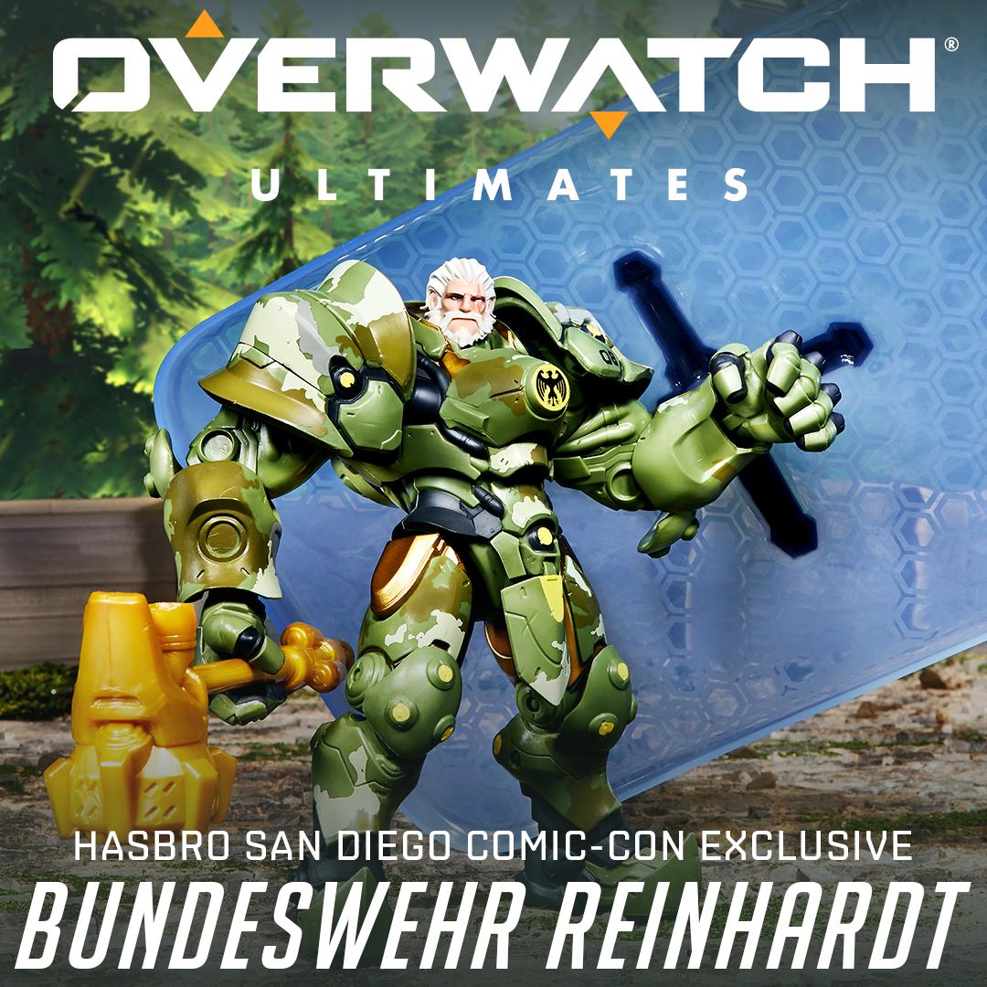 There’s glory to be won!

The #SDCC-exclusive Bundeswehr Reinhardt is charging into San Diego.

If you’re not at the convention, check out the rest of the <a href="/Hasbro/">Hasbro</a> Overwatch Ultimates Series on the Blizzard Gear Store. 

🛒 Blizz.ly/OWUltimates