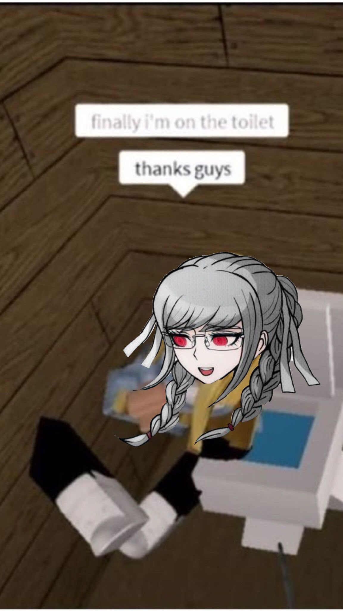 Danganronpa as cursed roblox memes