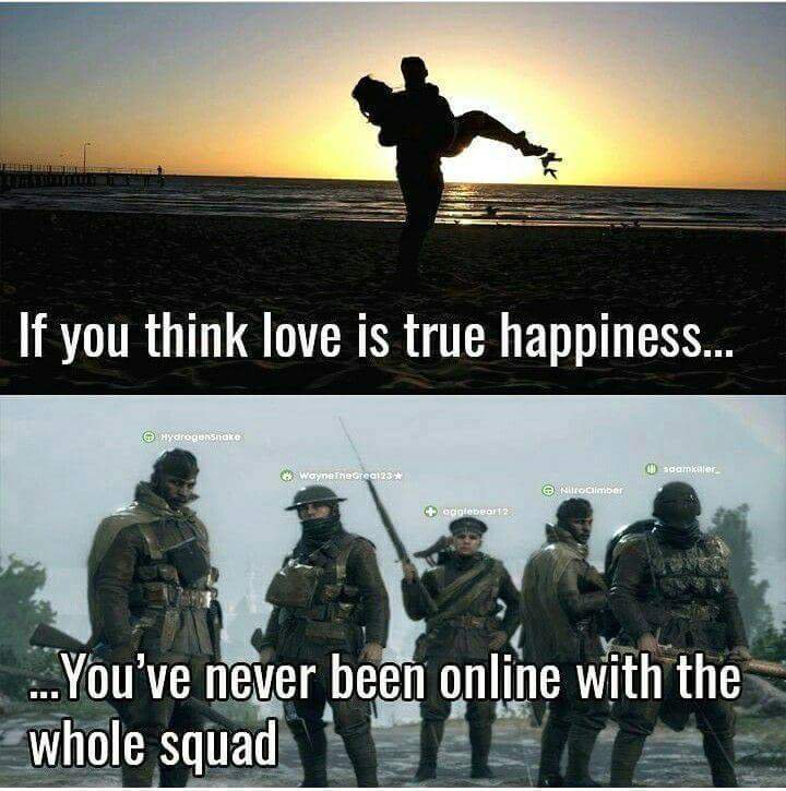 The more you grow up, the more rare is this to happend! Unless you have, let's say, some kind of app (ahem, ahem) to give you an extra help 😉

🎮 Download our app to find hundreds of players with whom to have fun and good company!

#battlefield #gaming
