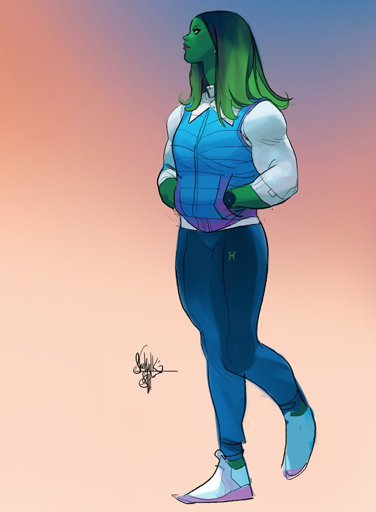 OttoSchmidt72's tweet photo. Miss Walters.  #shehulk #jenniferWalters #marvel https://t.co/yBPR1fDkWq