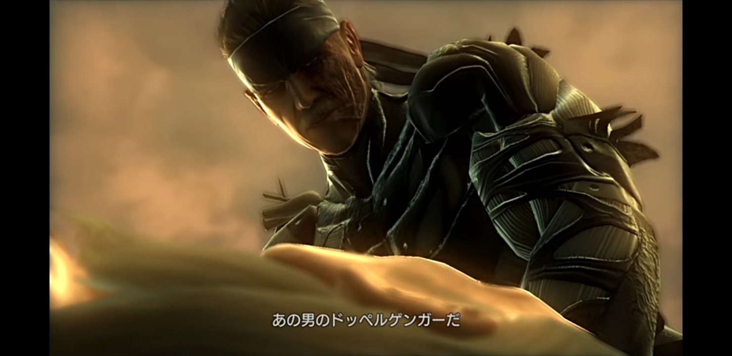 ネイキッド Mgs名言集 Metal Gear Solid4 Guns Of The Patriotsより 俺はリキッドのドッペルゲンガー お前はあの男のドッペルゲンガーだ 流石あの男の息子 いいセンスだ T Co 6kmohbmg9p Twitter