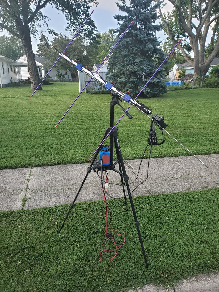 KD8PNV's tweet photo. Going to attempt #AO85 at 1935 EDT. EM79. Hoping for a first contact. #amsat #hamradio https://t.co/PgeWpE7UdT