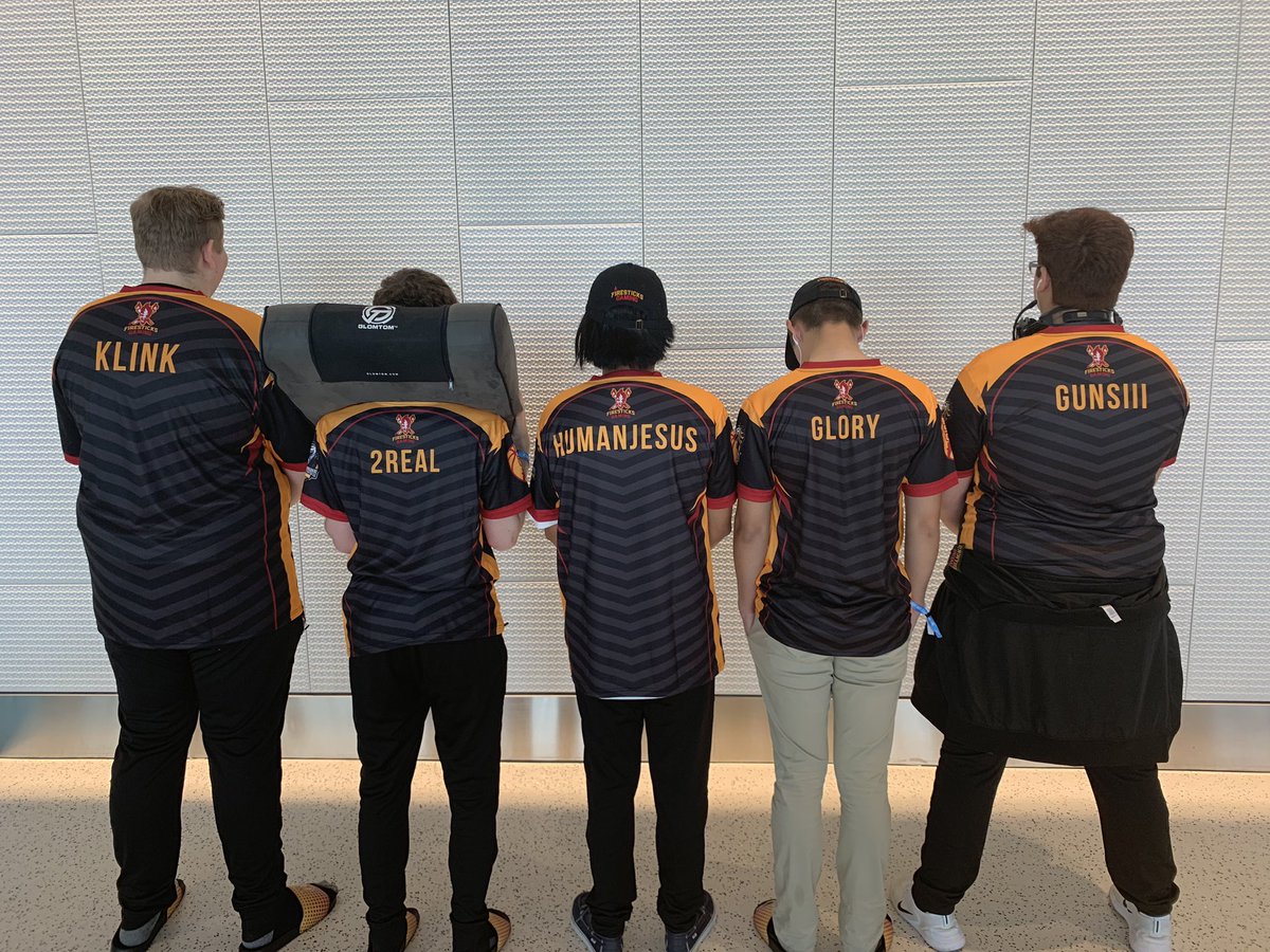 FireSticksGT's tweet photo. I need everyone haters or friend to tune in at 7pm. A win guarantee's us at least $15k and all expense paid trip to LA, I couldn't be more excited to coach these boys! Oh we haven't lost a map yet!! Tournament sleepers are here.. #FireSticksGaming ๐ฅ๐ฎ #ExcuseMyBack ๐ https://t.co/ann8popUl5