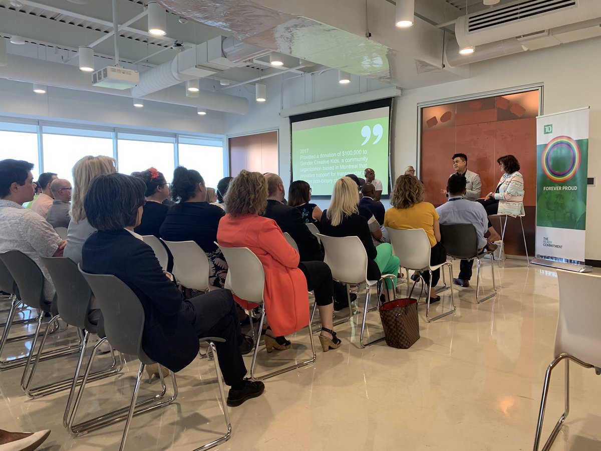 Enjoying some of the #pride festivities at the #TDBlockParty and #FireSideChat #bewhoyouare #foreverproud