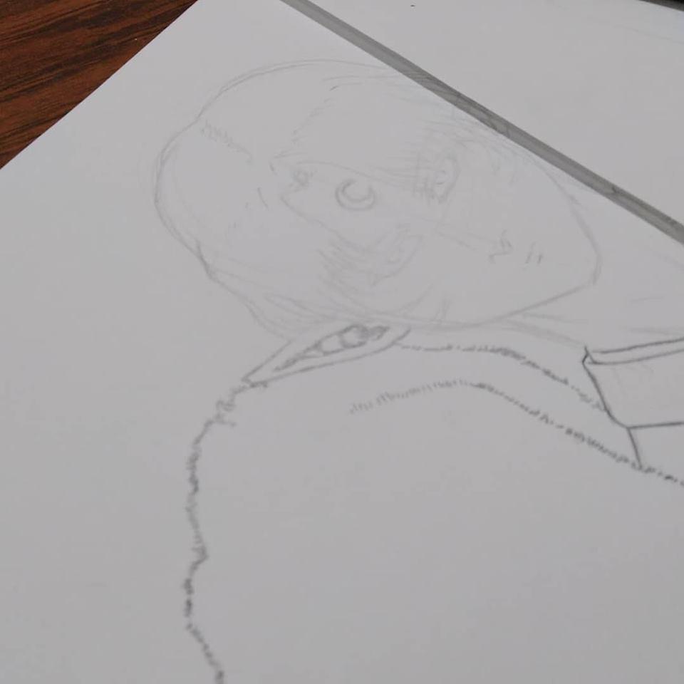 A little #sketch practice on #pencil 

#draw #anime #manga #mangaartstyle #illustration #pencilartdrawing #blackandwhite #dibujo #sesshomaru #inuyasha