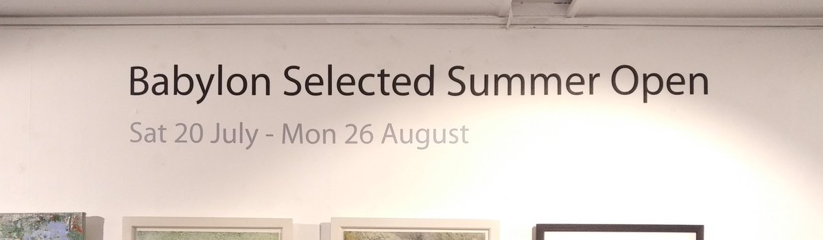 KosterArt's tweet photo. Babylon Selected Summer Exhibition launched! Well Done Claire, Caroline, Stuart and Lorree! https://t.co/Bl8vQnNYh6 https://t.co/qUBkinZir8