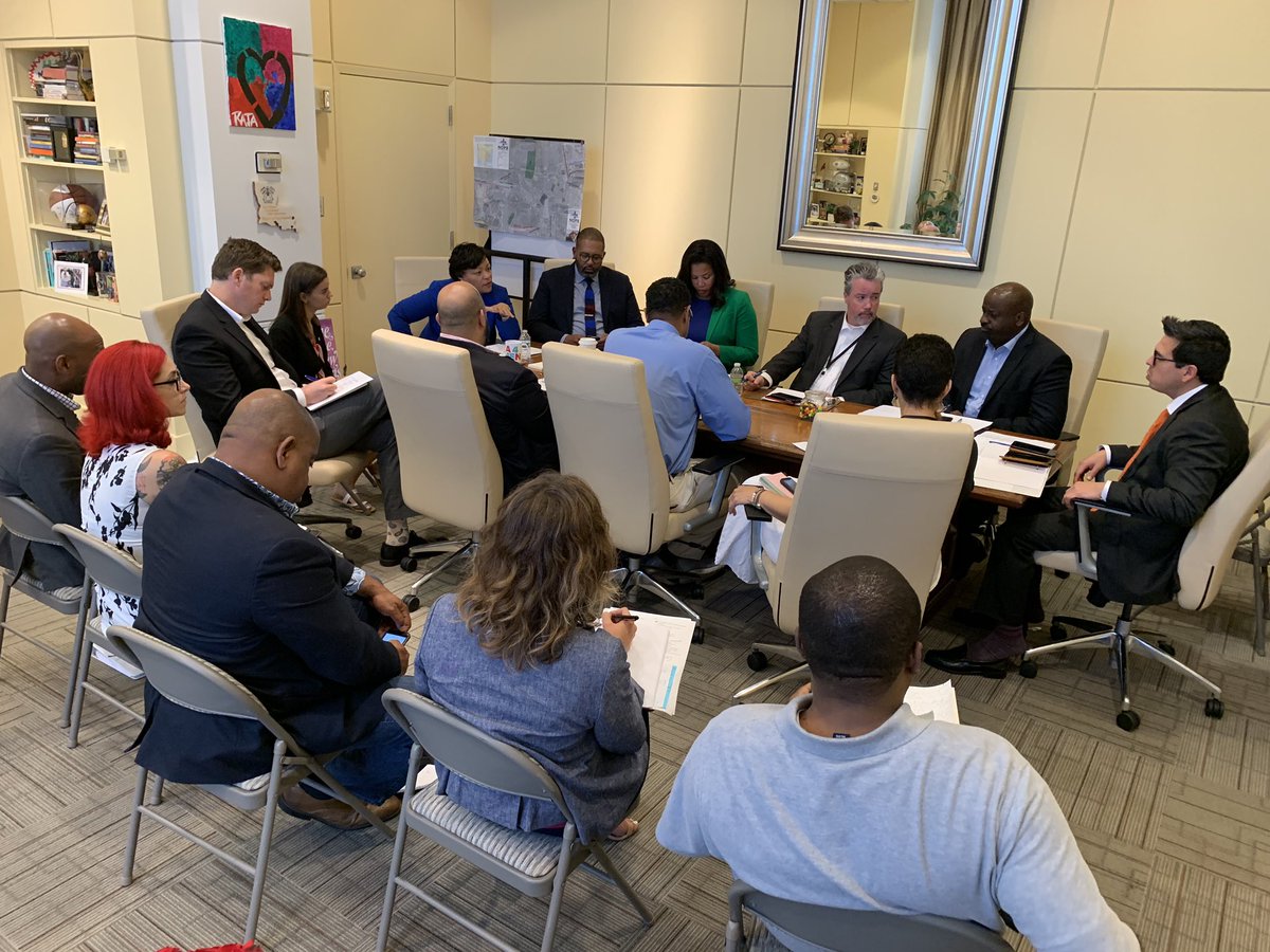 Madame Mayor Ella Aluise had her public safety meeting, been briefed by all departments in senior team meeting &amp; has met one on one with IT to discuss how her essay idea regarding infrastructure can come to fruition, and that was all before lunch! She has been busy! #CityOfYes