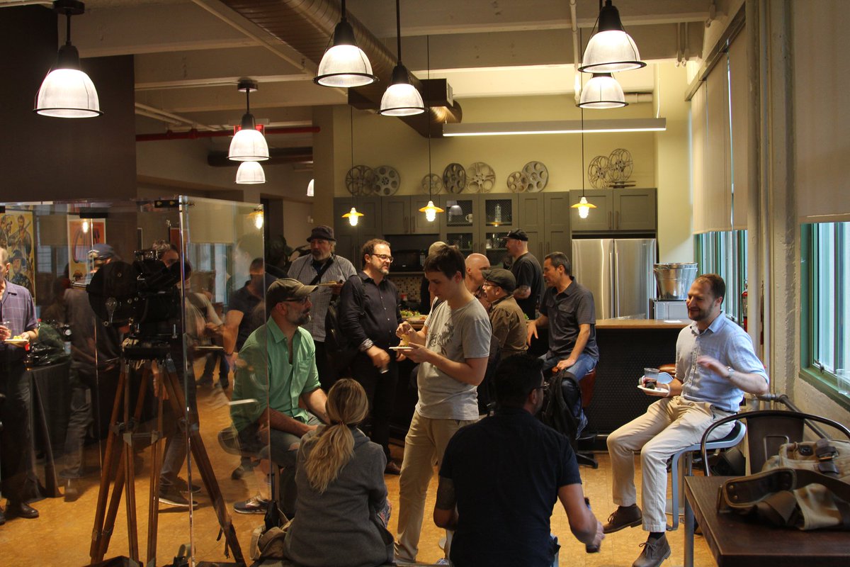 abelcine's tweet photo. Last night's Apollo-11 themed #ColoristMeetup in Brooklyn was a blast! ππ¨βππ Thank you to speakers Will Cox (@FinalFramePost) & @j_salvo (@theColourSpace) and make sure to check out even more photos here: https://t.co/FDfqeQs9oa | @ColourTraining @dadovalentic https://t.co/7cWfTRt7BI