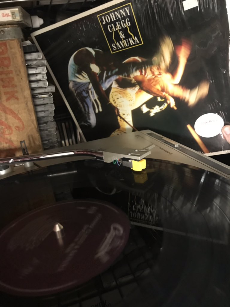 nordasguy's tweet photo. Still spinning Johnny Clegg’s vinyl magic #RIPJohnnyClegg “Too early for the Sky” https://t.co/6rAkPGUZf1