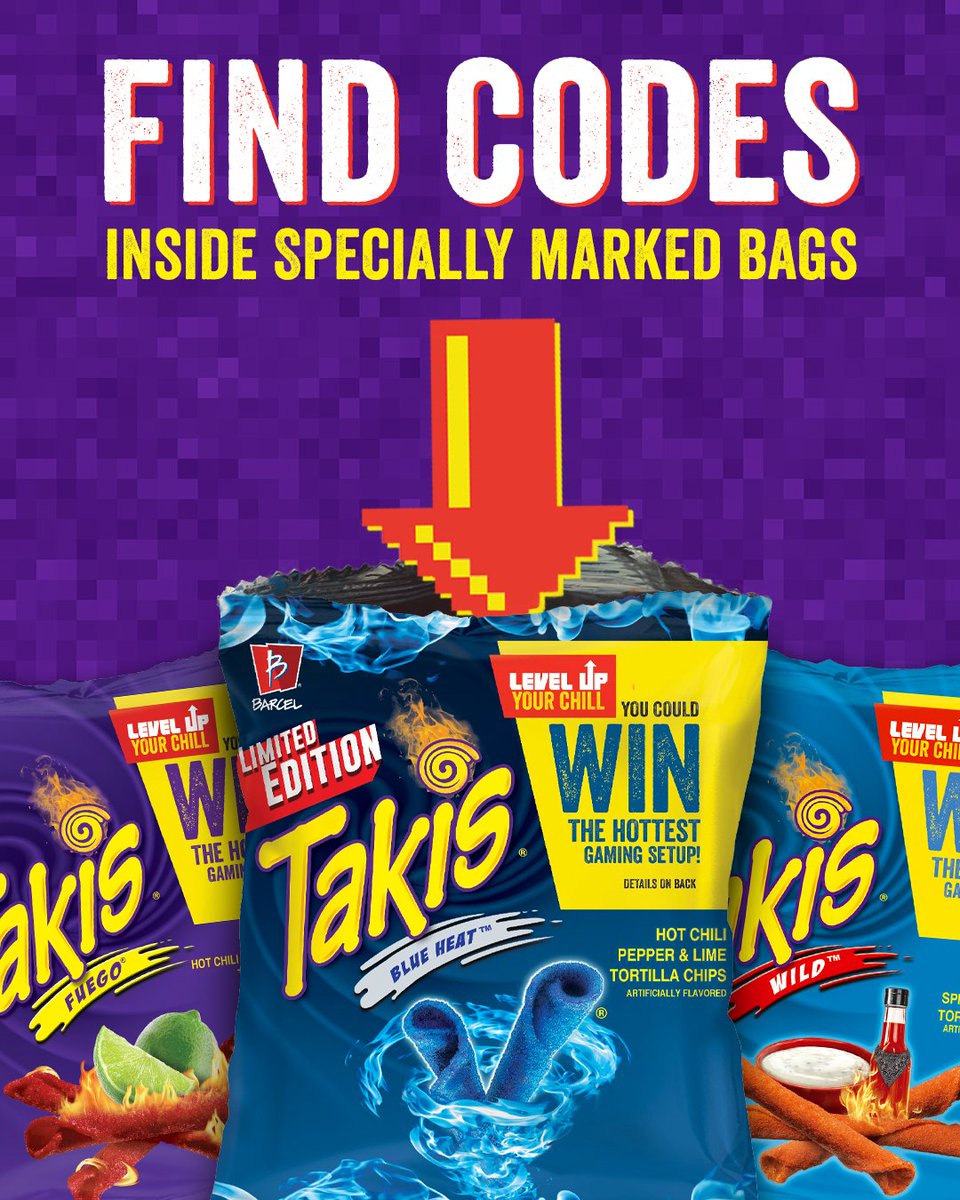 Takis On Twitter How Much Easier Can We Make It Find The Code Hidden Inside Specially Marked Bags Of Takis For Your Chance To Win An Intense Gaming Setup No Purchase Necessary For