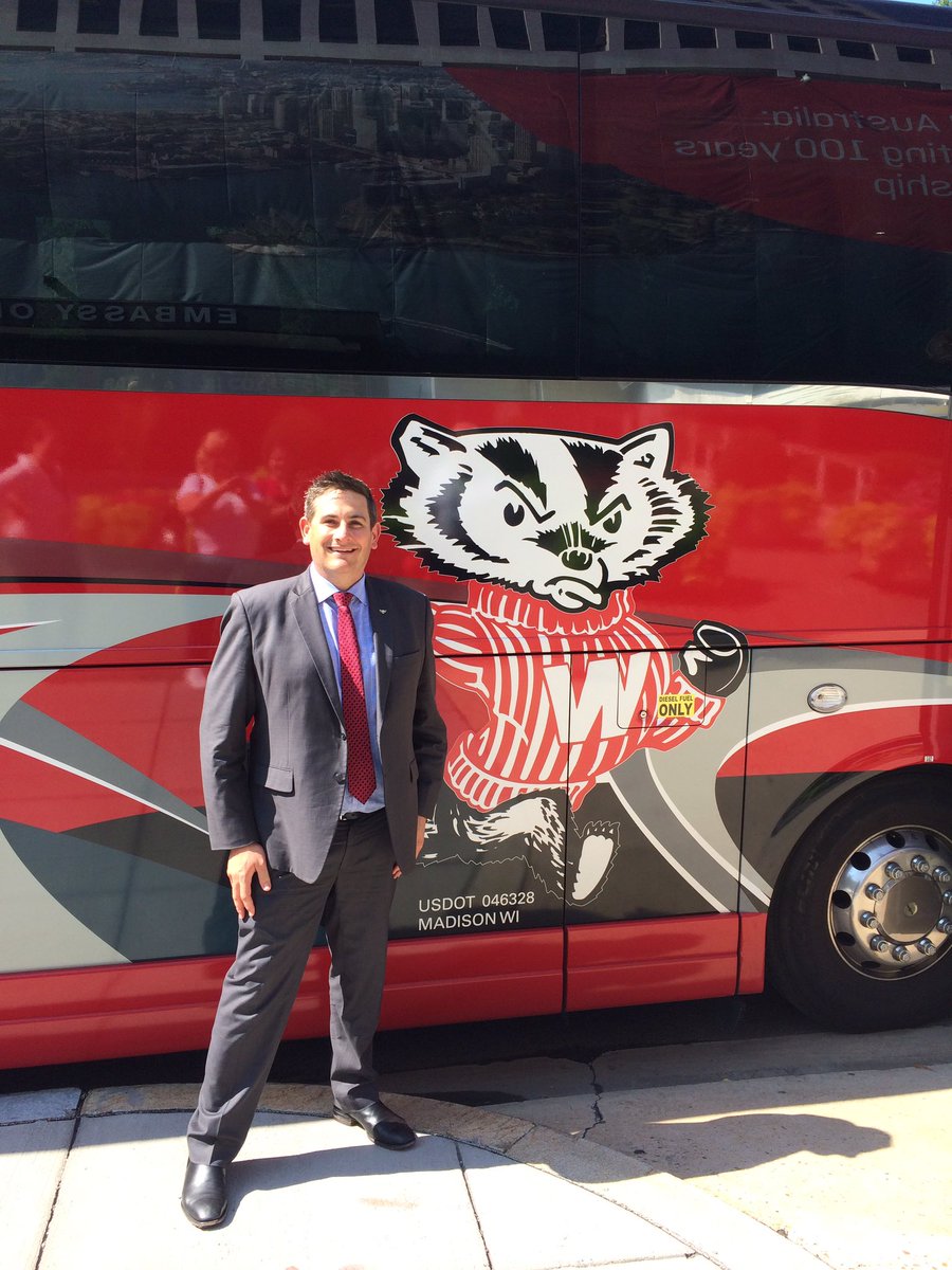 Australian Embassy, USA 🇦🇺🇺🇸 (@ausintheus) on Twitter photo Shout out to the 46 high school students from <a href="/wisconsin4h/">Wisconsin 4-H</a> program for stopping by our Embassy to talk about agriculture, trade & #mateship with Cameron Hutchison, Minister-Counsellor (Agriculture) last week. We wish you well in your studies! 🇦🇺🇺🇸 Shout out to the 46 high school students from <a href="/wisconsin4h/">Wisconsin 4-H</a> program for stopping by our Embassy to talk about agriculture, trade & #mateship with Cameron Hutchison, Minister-Counsellor (Agriculture) last week. We wish you well in your studies! 🇦🇺🇺🇸