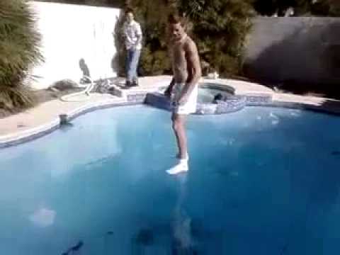 Be sure to run your pool pump continuously when temperatures are near or below freezing.  Do NOT do this.