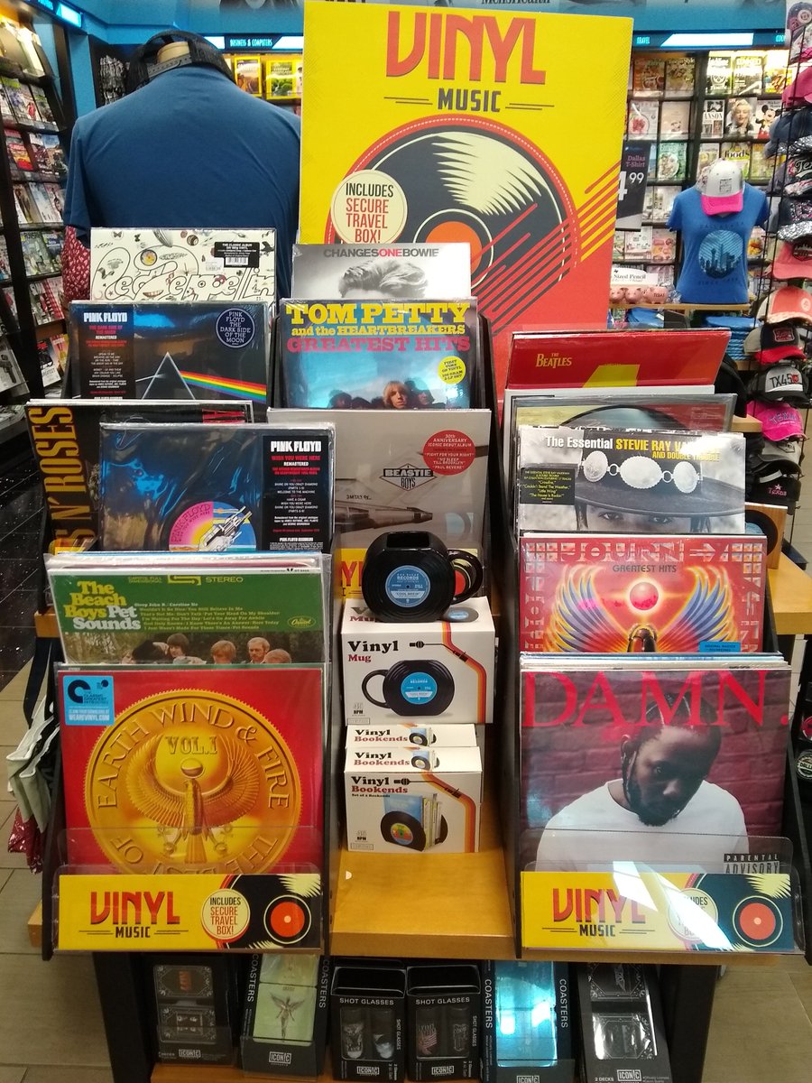 Audio_Geeks_'s tweet photo. Friday Adventures:
#vinyl records on sale at a #Dallas Love Field Airport bookstore. Some real classics too! Could portable record players for travelers be next?
#TGIF https://t.co/6C5IL0ENxI