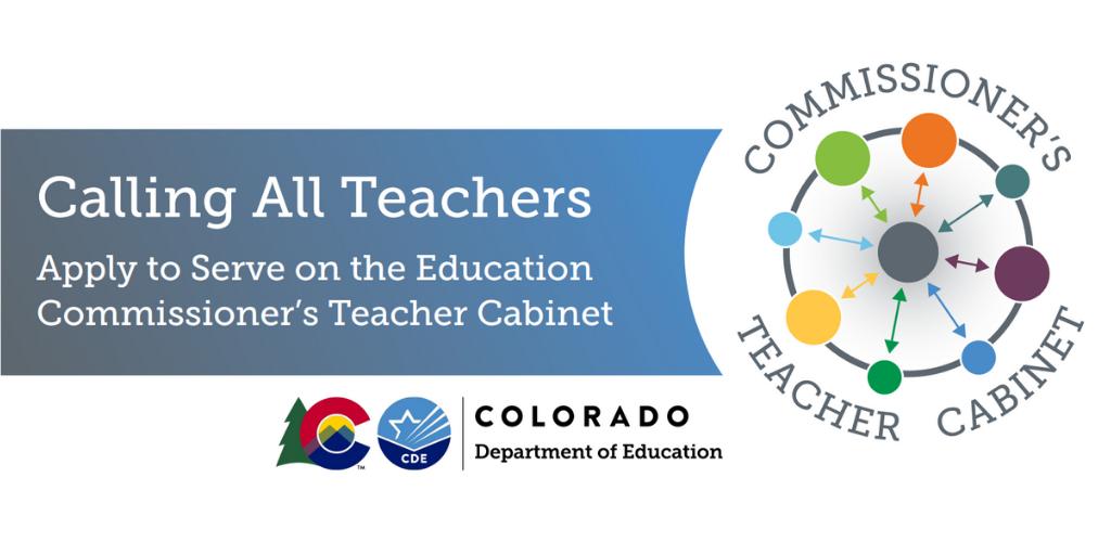 Co Dept Of Education On Twitter The Education Commissioner S