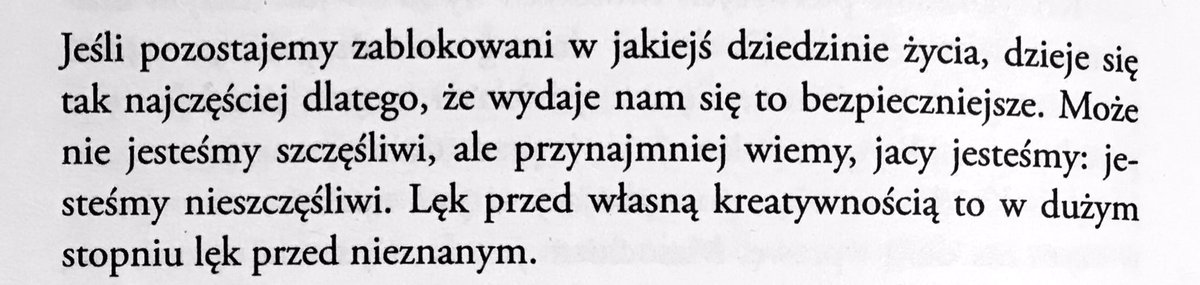 O blokadzie twórczej ✍️ 

"Droga artysty", Julia Cameron