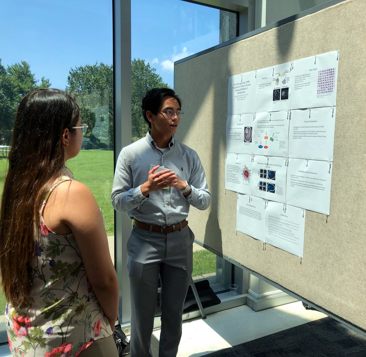 Summer @NCIsysbio and @NCIPhySci undergraduate research fellows presenting posters at #NCISURP19.