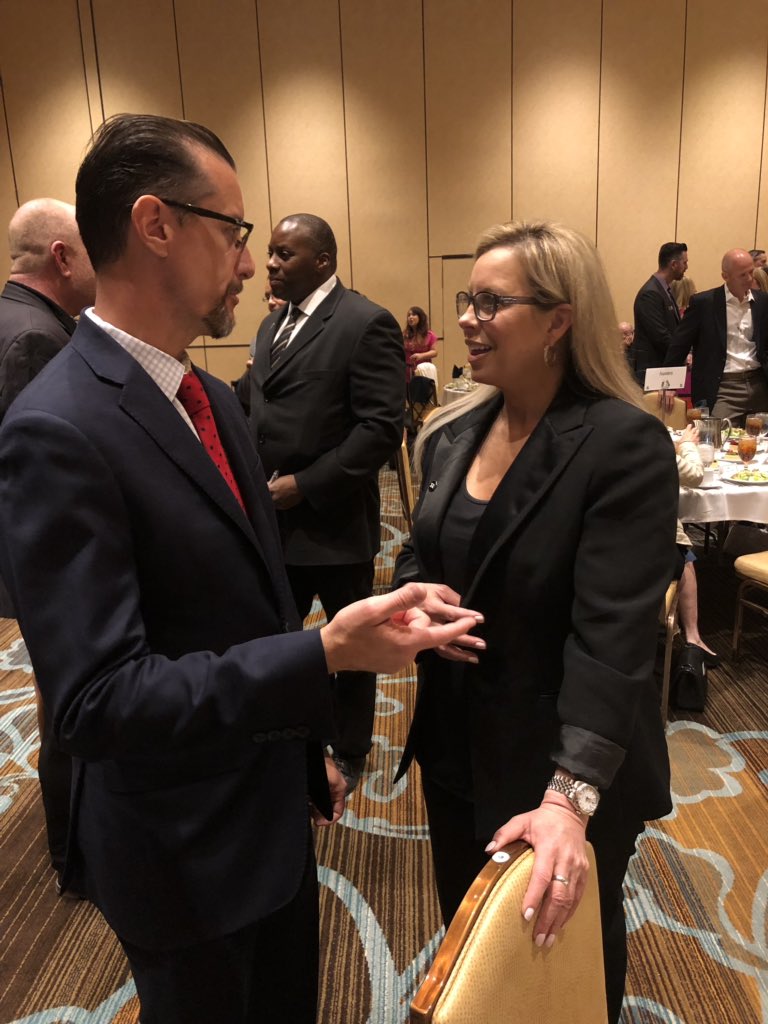 It was great to talk with Reno <a href="/MayorSchieve/">Mayor Hillary Schieve</a> today at the <a href="/lvlcc/">Latin Chamber of NV</a> event. We are in an exciting in Nevada for economic development.