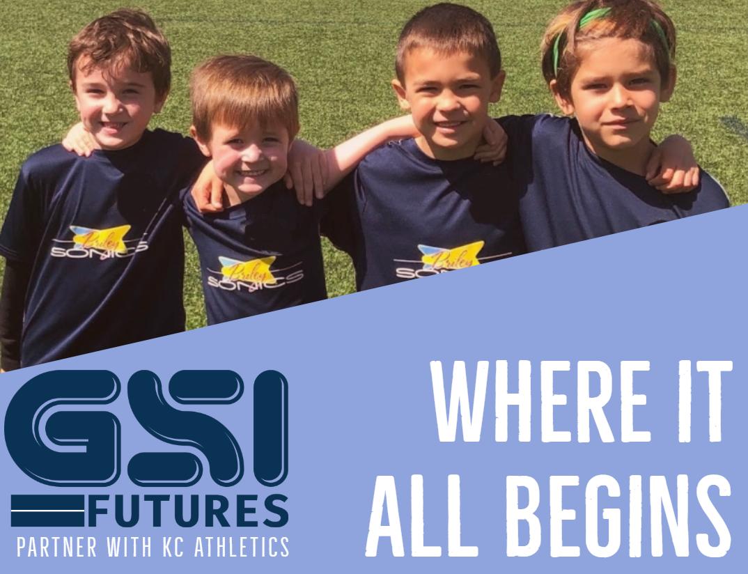 #GSISports is excited to partner with <a href="/AthleticsKC/">KC Athletics Soccer Club</a>  club to present the GSI Futures program - soccer for ages 3-7! Fall sessions begin Aug. 26th.

REGISTER NOW➡️ gsisports.com/camp-gsi-futur…