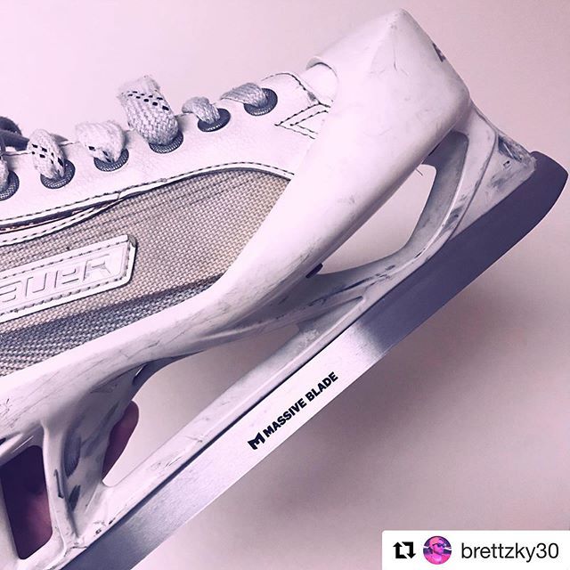 MassiveBlade's tweet photo. #Repost @brettzky30 😎
・・・
They ain’t lying... #newsteel #goaliegear #goaliethings #massiveblade #bauer #bauerhockey #bauergoalie #iridemassive https://t.co/y4Eae8Yq0E https://t.co/GpCzPfnlYt