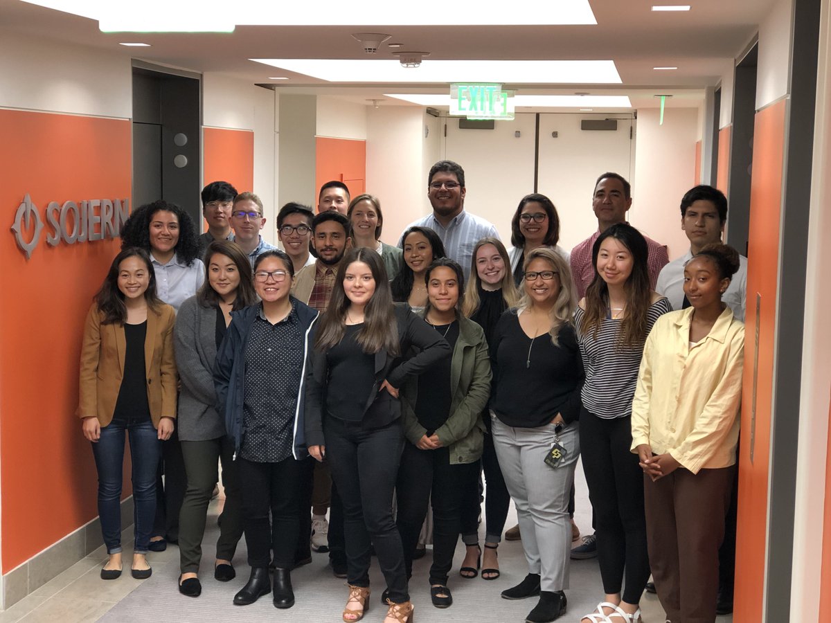 SRAprogram's tweet photo. Career Insight Day at @Sojern was an amazing experience! Students heard from a truly inspirational group of panel speakers (including Sojern CEO, Mark Rabe!) Thank you, Sojern, for spending the day with our students in important professional development sessions! https://t.co/oMwDOcUYXU