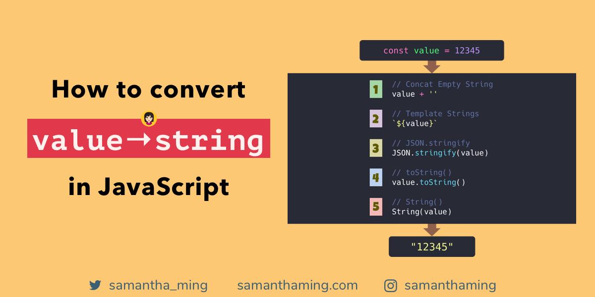 ltngthinking's tweet photo. 5 Ways to Convert a Value to String in JavaScript – DailyJS – Medium https://t.co/tfAqVMYo3t https://t.co/UZl7mLjXbI