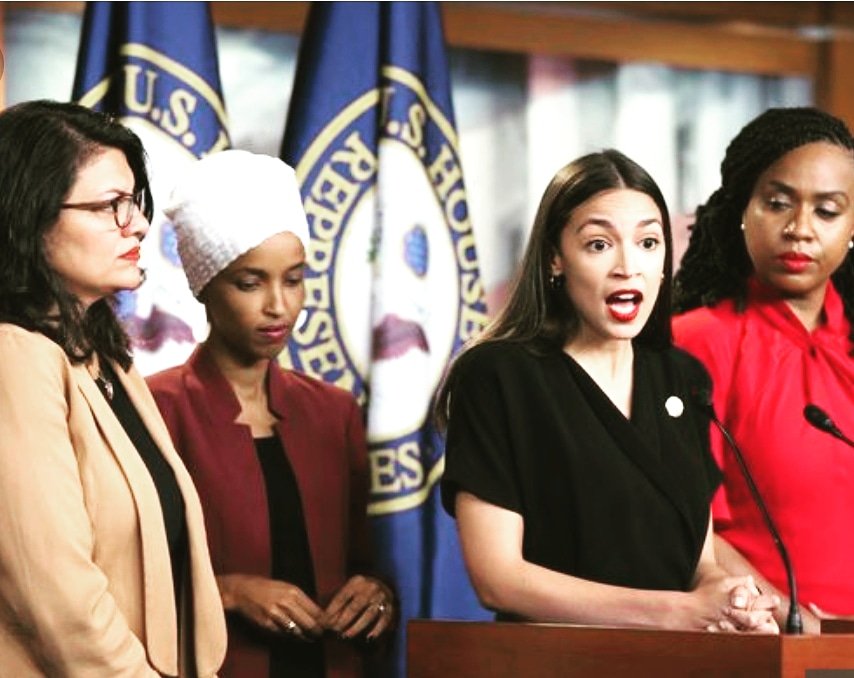 stateprediction's tweet image. Cyrus @realDonaldTrump what are doing about the 4 horsewomen of the Apocalypse....