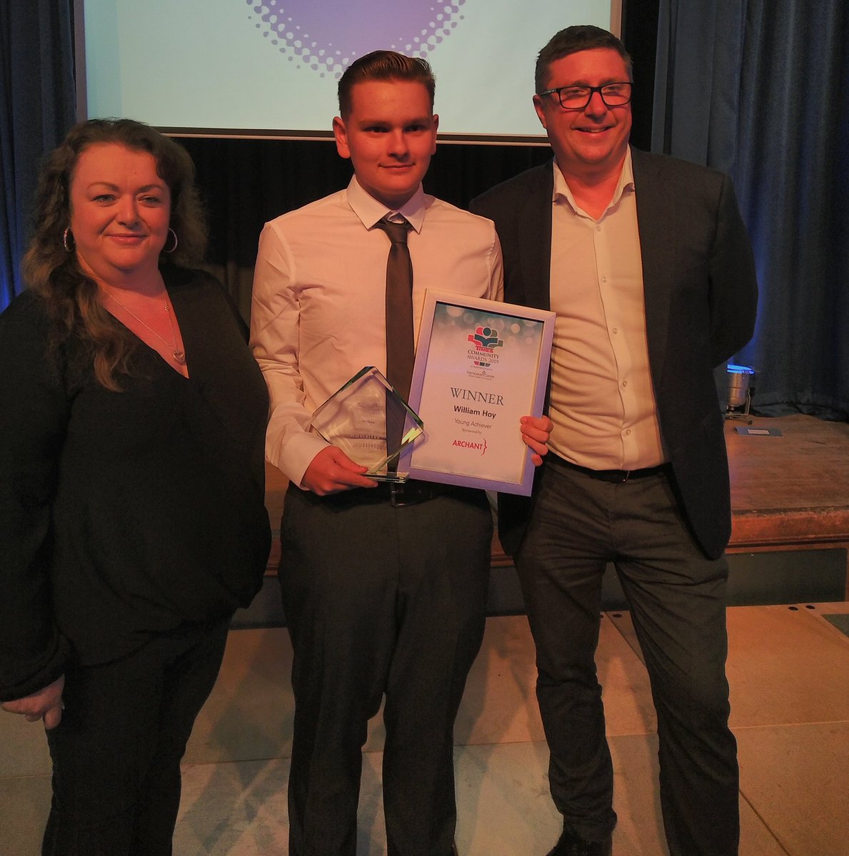 WHTCommunity's tweet image. Well done William Hoy for winning the @archanthc sponsored Young Achiever Award! #WHTCA2019