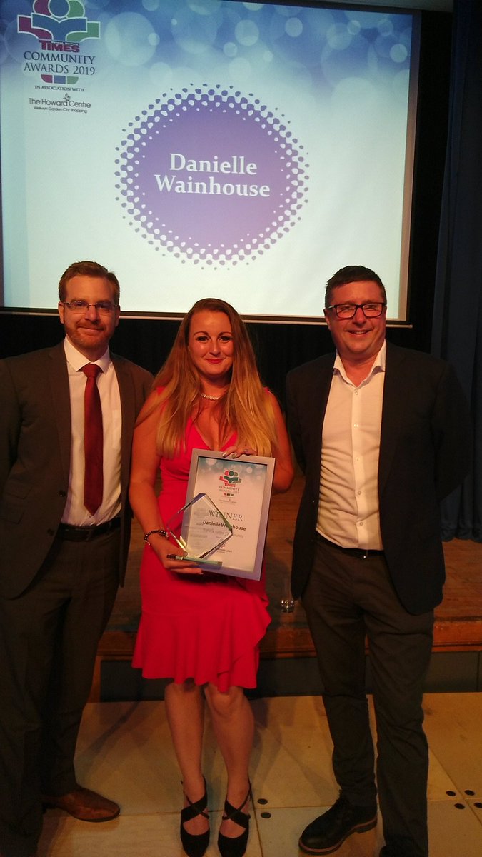 WHTCommunity's tweet image. Well done Danielle Wainhouse for winning the @hrjforemanlaws sponsored Service to the Community Award! #WHTCA2019