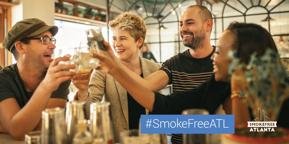 Evidence shows that implementing smokefree policies has immediate benefits on restaurant and bar workers’ health. Learn more about the benefits of smokefee policies at buff.ly/2JEWAiv.
#smokefreeATL