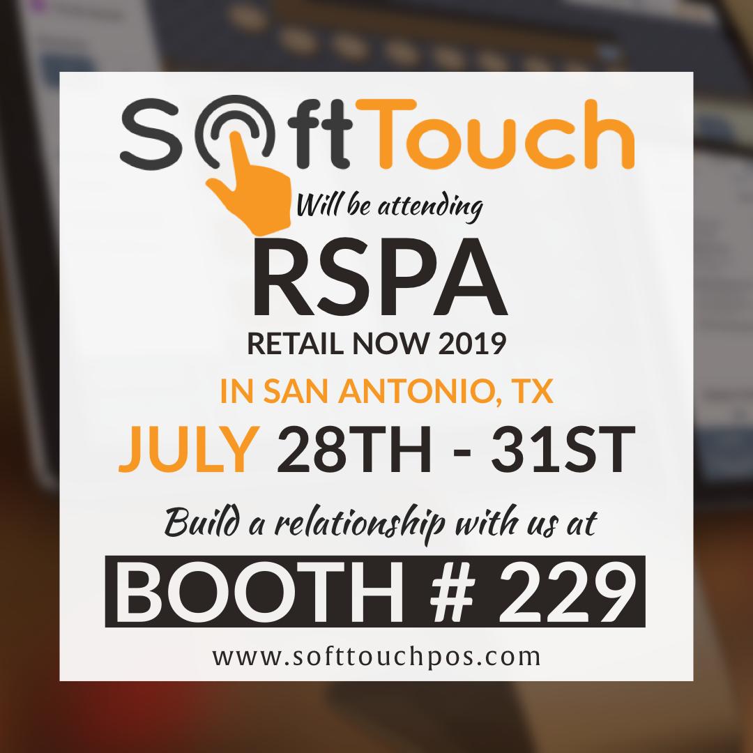 softtouchpos's tweet photo. #RSPARetailNOW2019 is around the corner and we are excited to attend the show with our partner @IngenicoNA. Don’t forget to visit our booth #229 and learn about our combined solutions. #IngPartner #RetailNOW #SoftTouchPOS #Pointofsale https://t.co/vgvO5iLzCf
