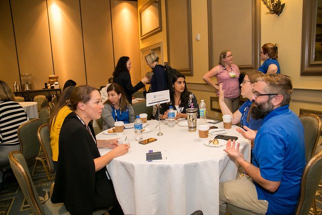 Florida_ACE's tweet photo. #FlashbackFriday is for remembering all the awesome networking events we had during our #FloridaACE19 Conference! One of our favorite events was Coffee Conversations with Exhibitors & Employers! https://t.co/CYuXRA4w1L