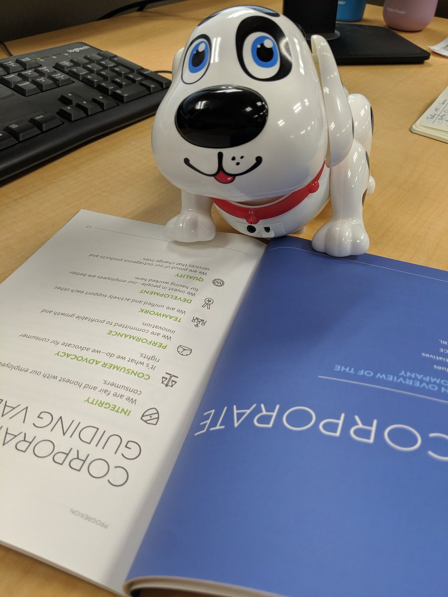 sevvythedog's tweet photo. Checking out that new welcome guide like #thatsevenlife #progrexion #pgx #welcomeguide #wechangelives https://t.co/KYGU5fGOLY