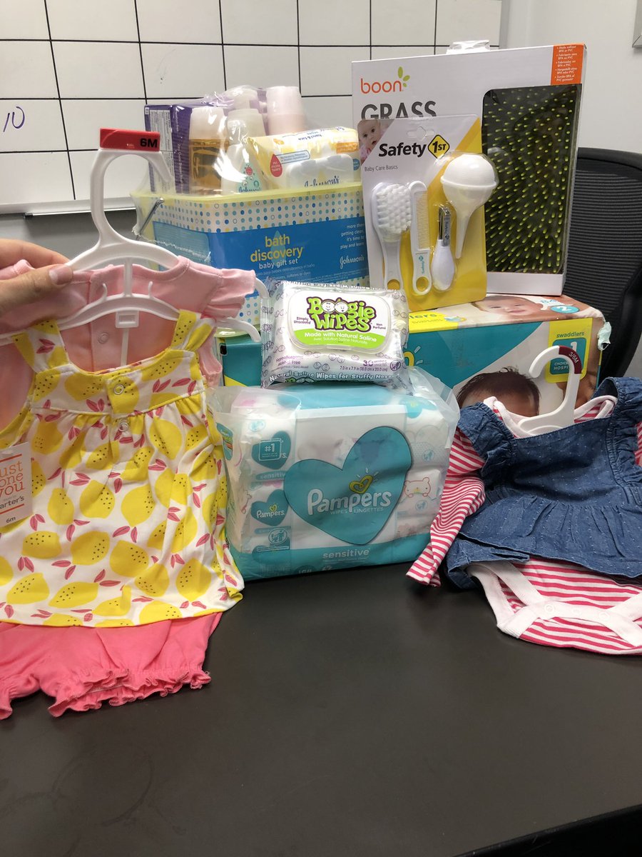 Received a surprise today from my team! I can’t thank them enough! Countdown begins #7days #attbaby